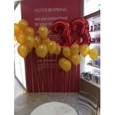 Balloon Decoration Number Foil balloon for Anniversary 